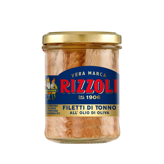 Rizzoli Tuna Fillets In Olive Oil Jar 200g