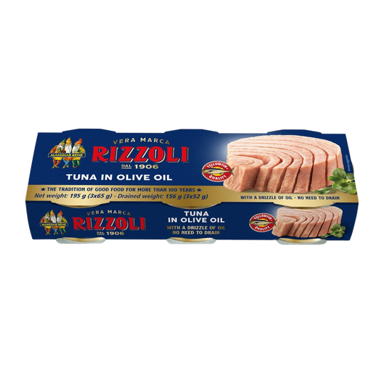 Rizzoli Tuna in Olive Oil 3x65g