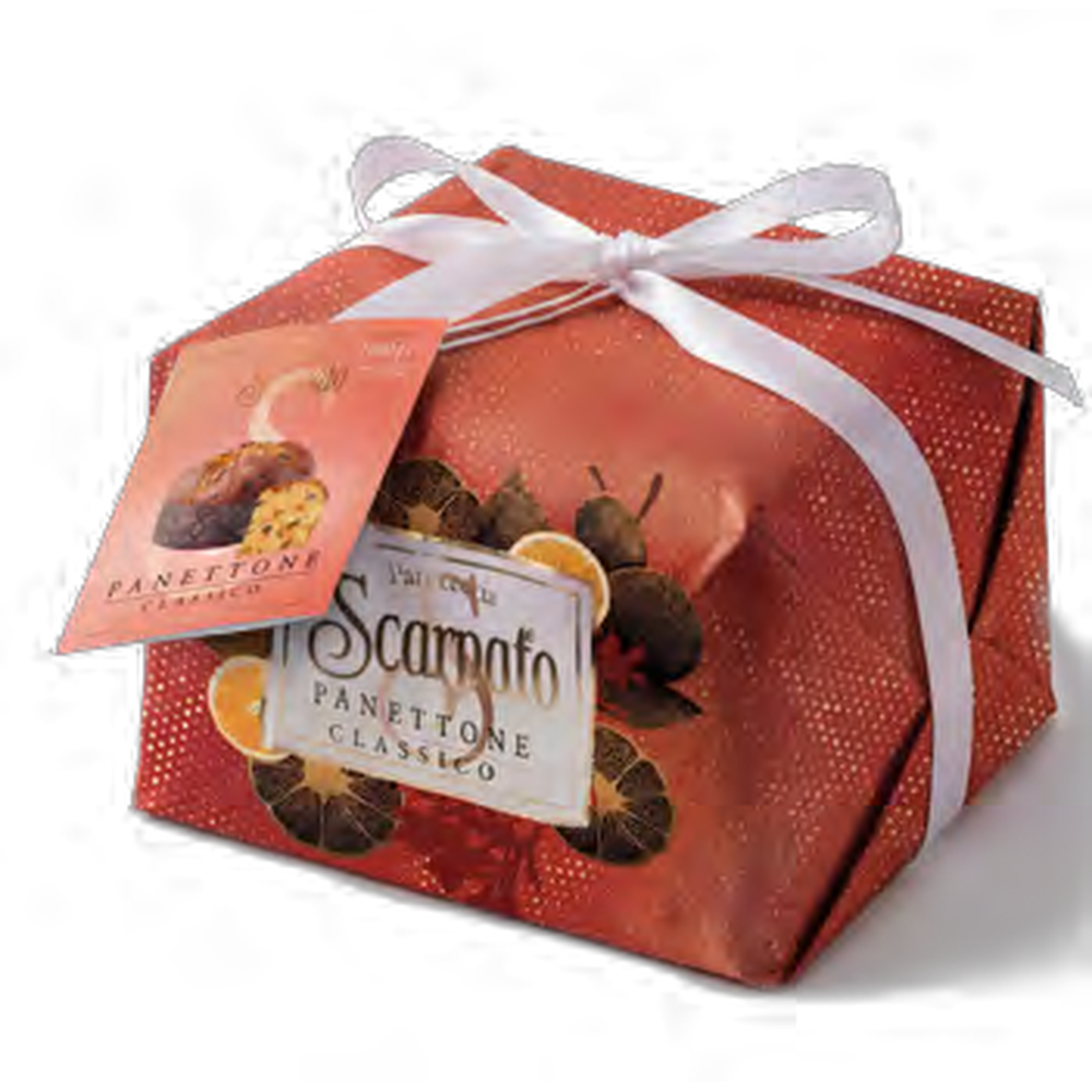 Scarpato Panettone Classico 750g 2026 packaging