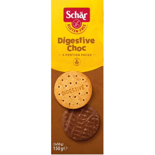 Schar Gluten Free Digestive Choc Biscuits - 150g