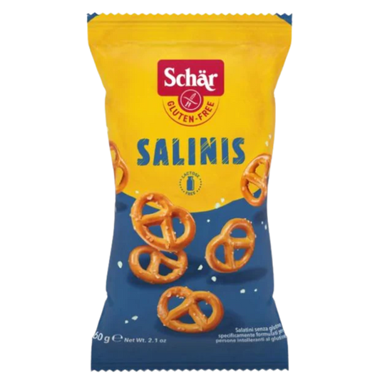 Schar Gluten & Lactose Free Salinis Pretzel Snacks 60g