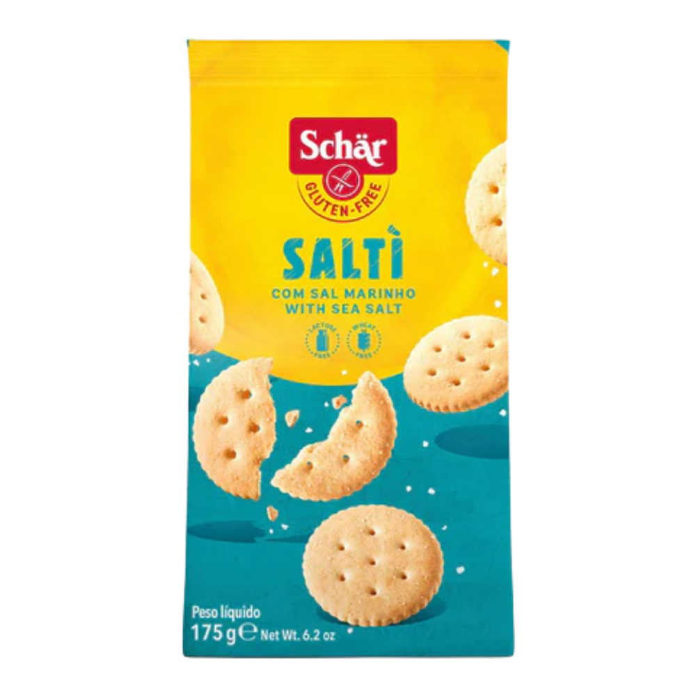Schar Gluten Free Salti Crackers 175g crispy gluten-free crackers