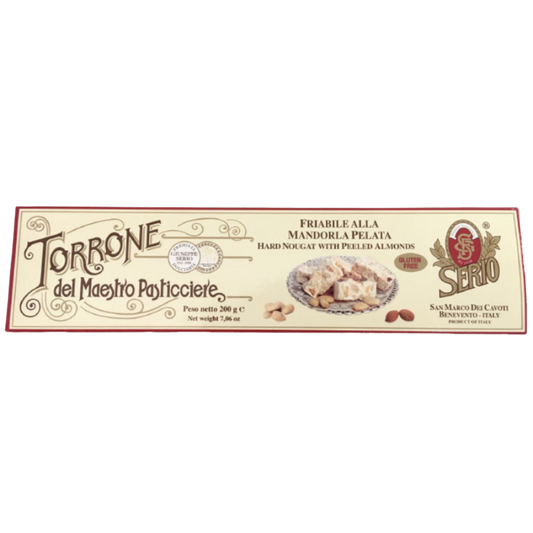 Serio Torrone Friabile - Hard Nougat 200g