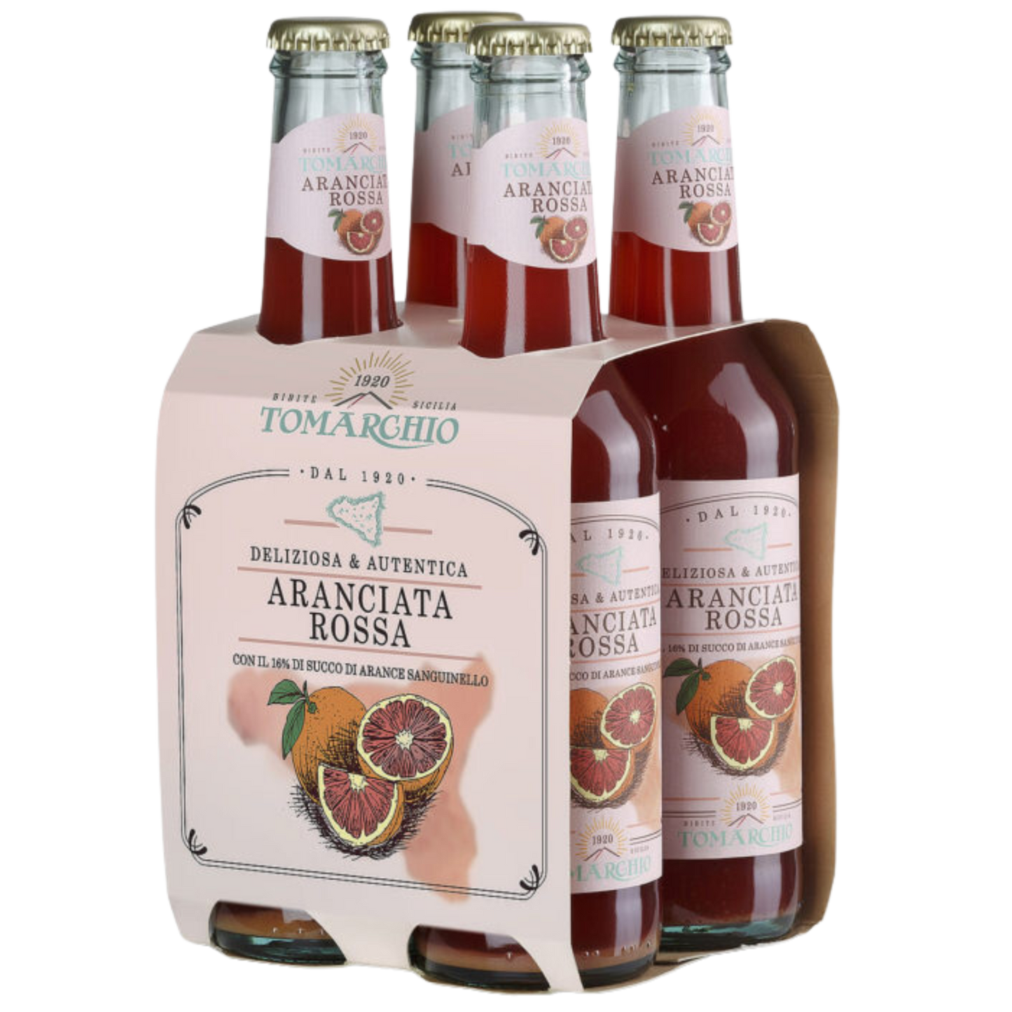 Aranciata Rossa Blood Orange 275ml x 4 Pack